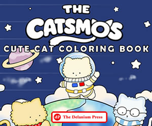 The Catsmos Coloring Book From The Delanium Press
