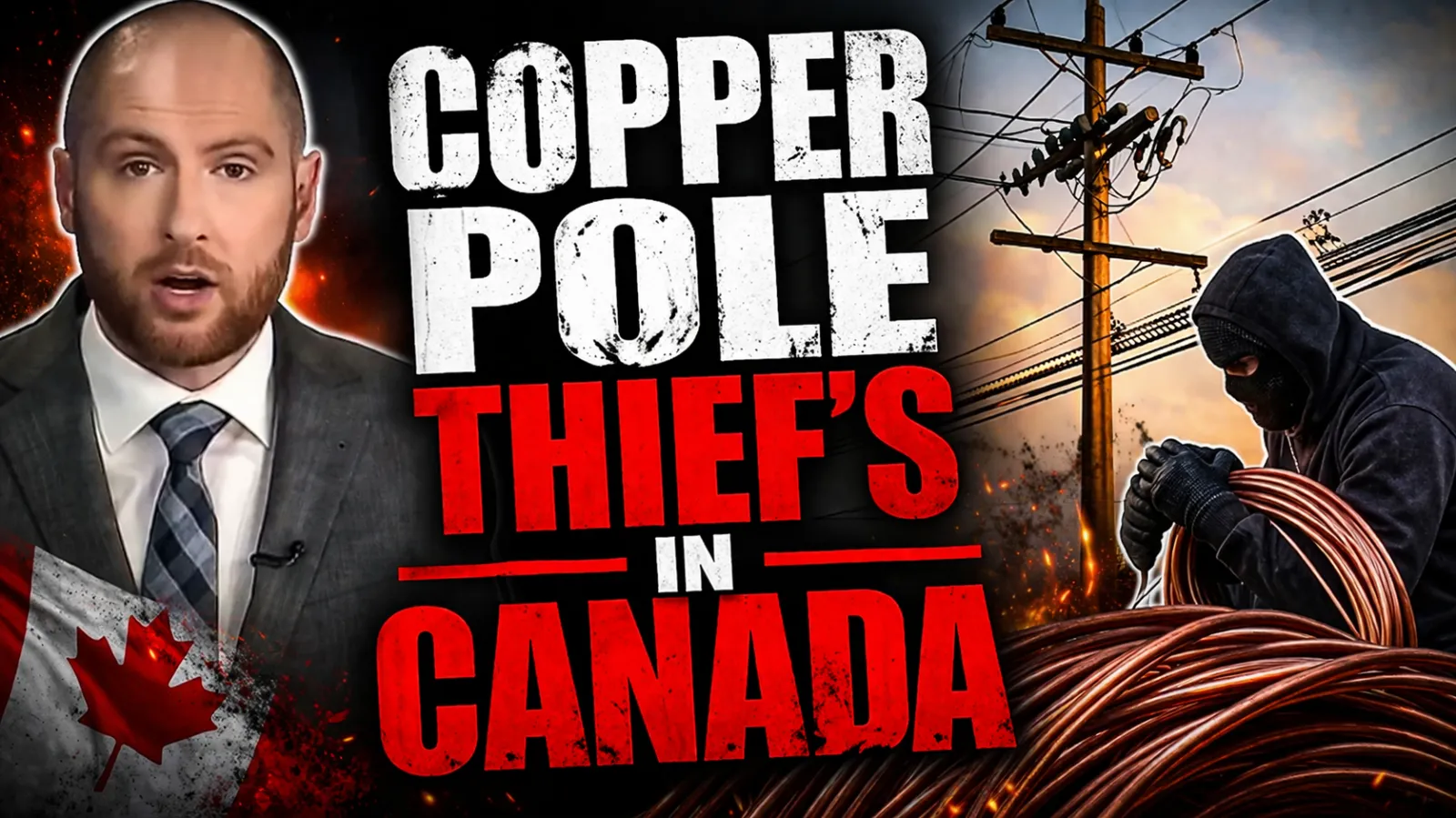 Copper Theft From Utility Lines Raises Concerns in Canada