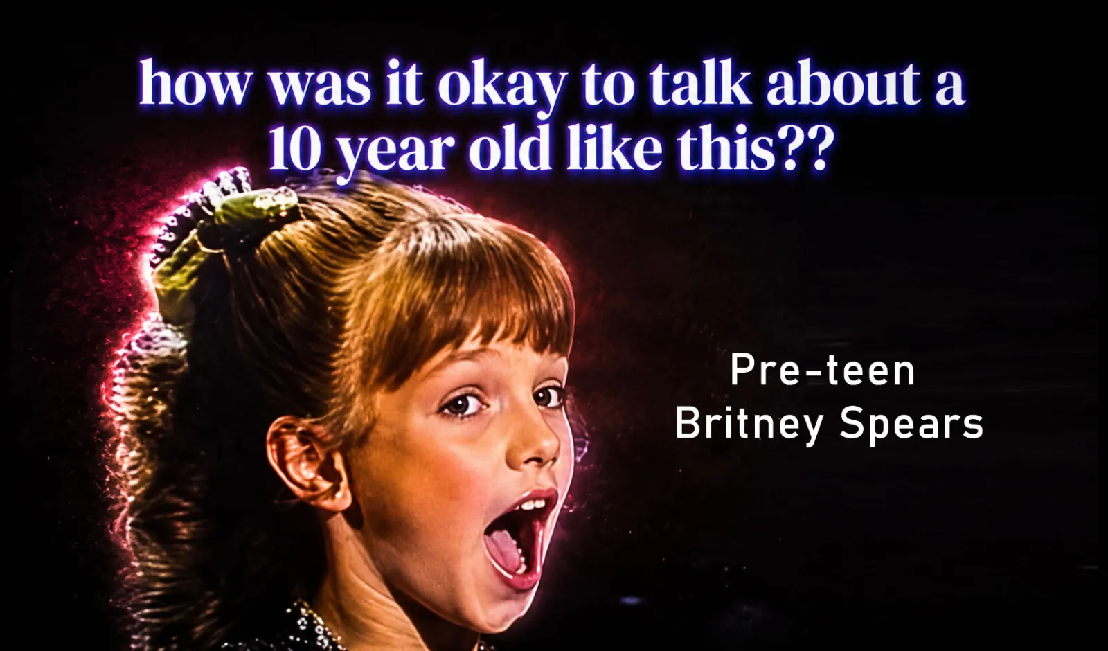 How Early Media Coverage of Young Britney Spears Sparked Concern